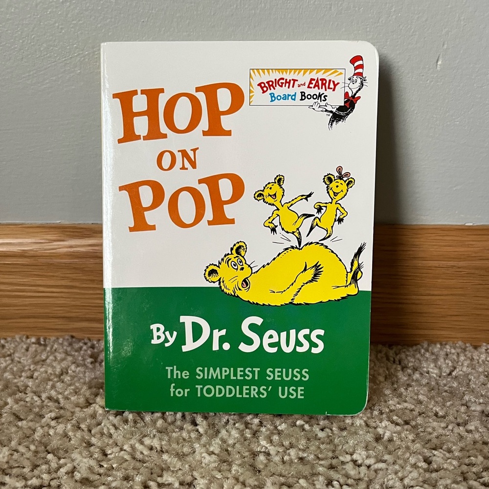 Hop on Pop by Dr. Seuss Board Book - New